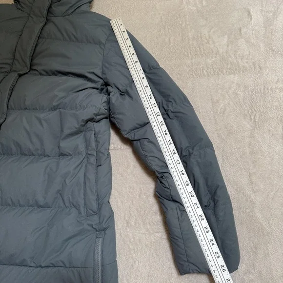 Rei Down Quilted Hooded Puffer Coat Womens XL Blue Mid Length Winter Jacket READ - Picture 12 of 16